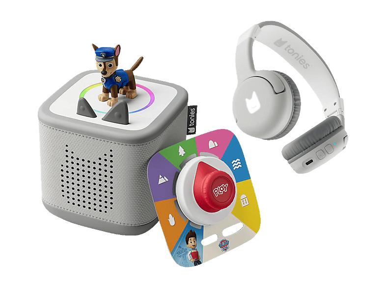 Full Play Bundle Mondgrau inkl. Tonieplay Game M, Paw Patrol Tonie Chase & Bluetooth Kopfhörer Toniebox 2, von TONIES im aktuellen MediaMarkt Saturn Prospekt